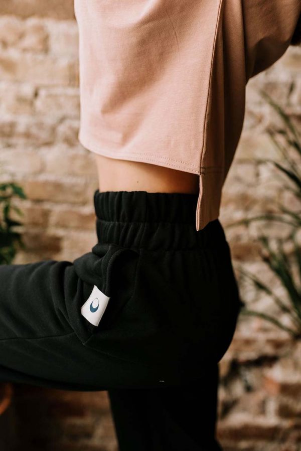 KAUR Black Sweatpants