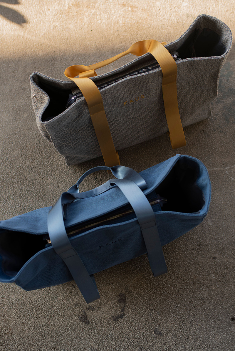 KAUR Yoga Bag in Blue - Image 9