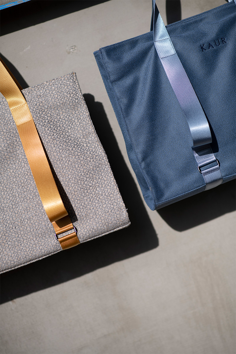 KAUR Yoga Bag in Blue - Image 6