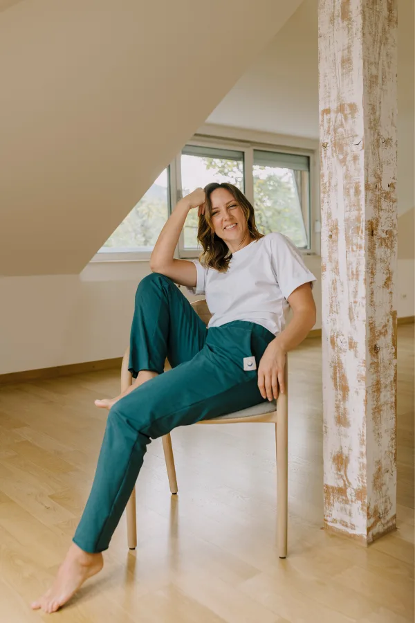 'Fierce' Sweatpants in Prosperity Green