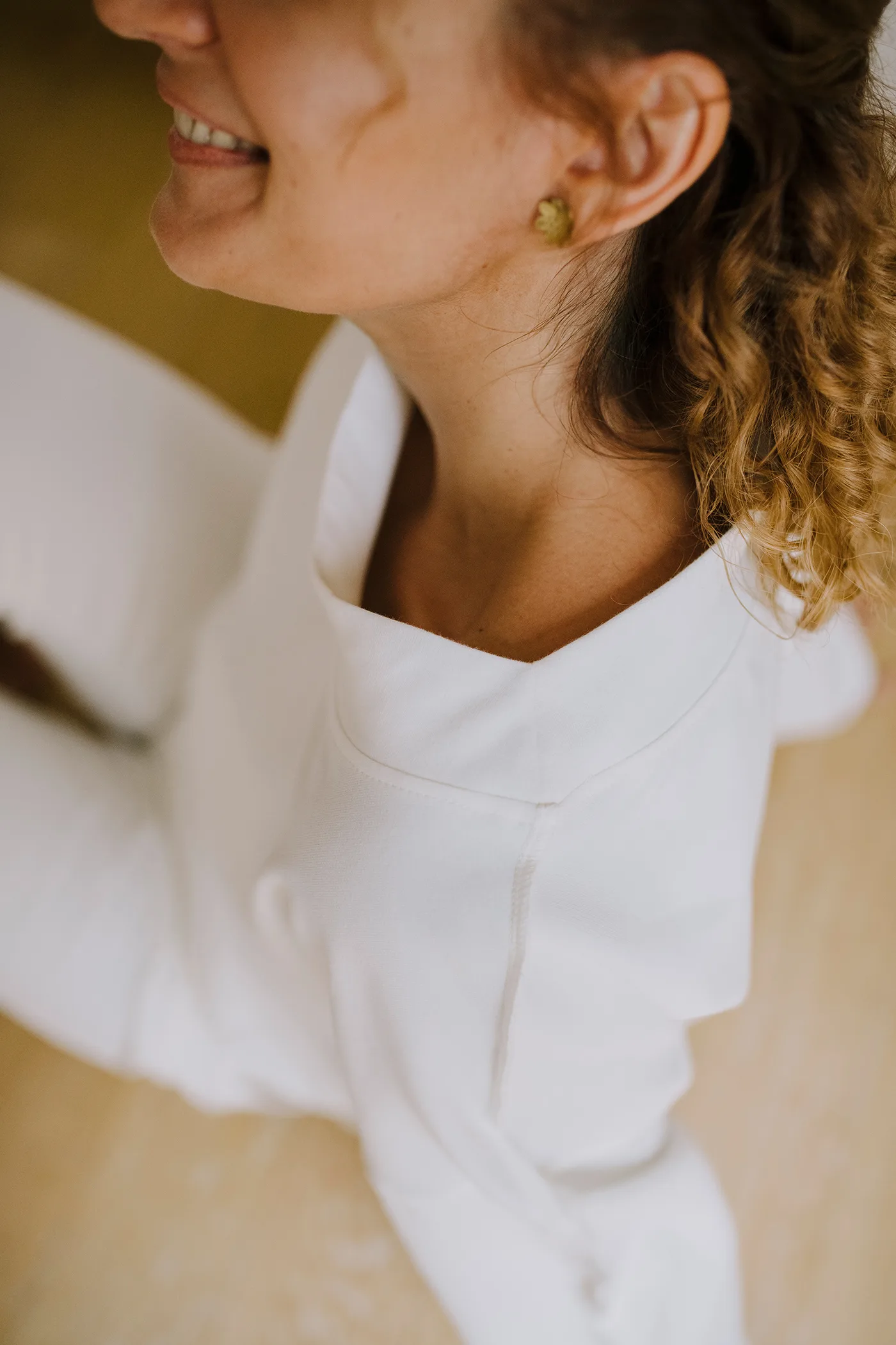 'Gracious' Sweatshirt in Pure White - Image 13