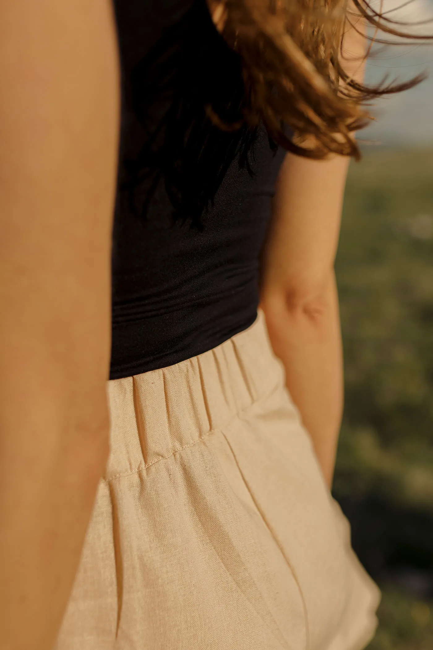 Sahara Sand Linen Trousers - Image 4