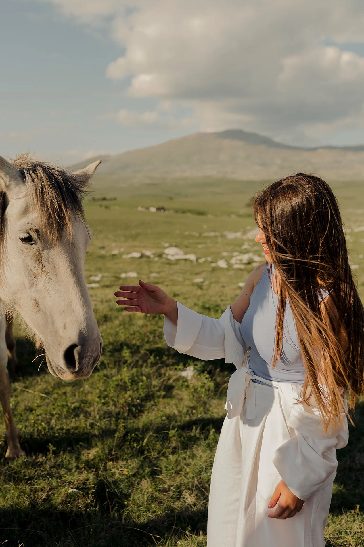 2in1 Sleeveless Top in Sky Blue - Image 12