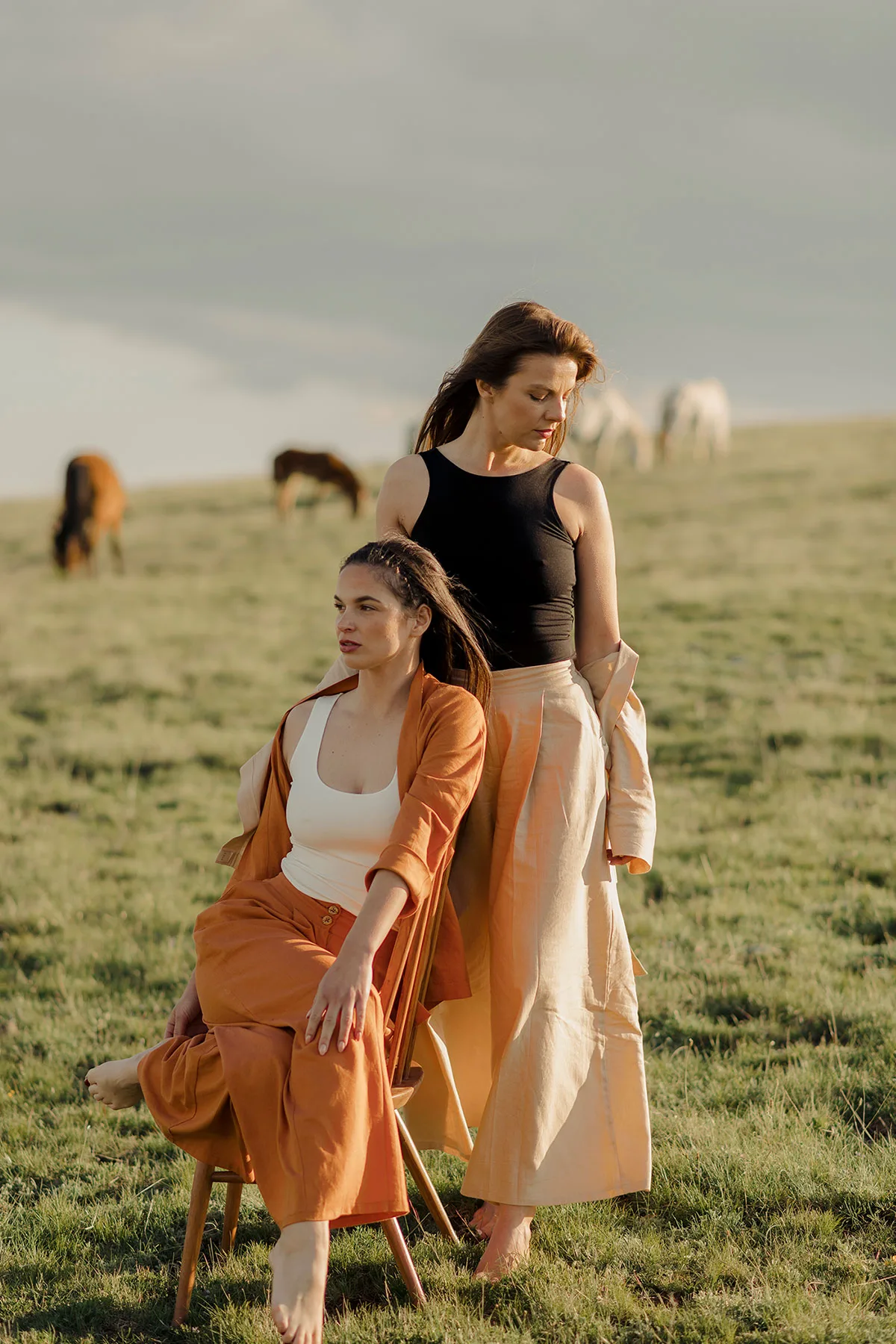 Sahara Sand Linen Trousers - Image 8