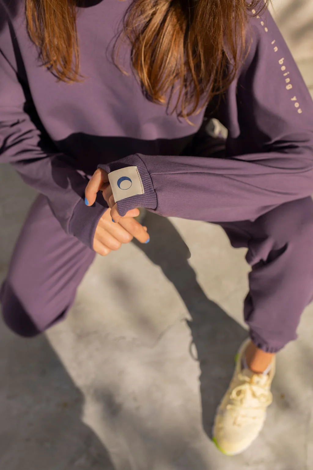 'Fierce' Sweatpants in Vintage Purple 3.0 - Image 10