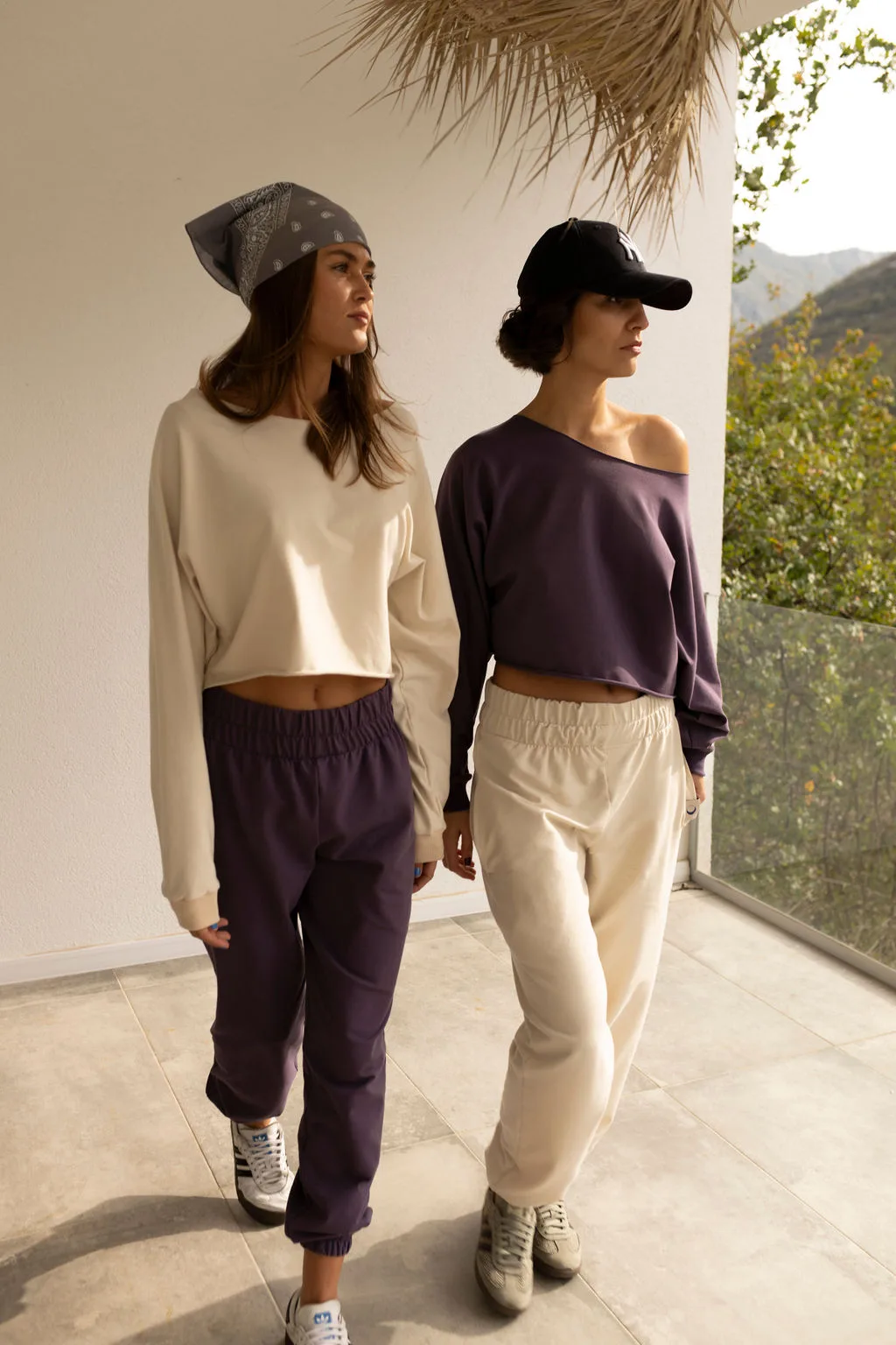 'Fierce' Sweatpants in Vintage Purple 3.0 - Image 4